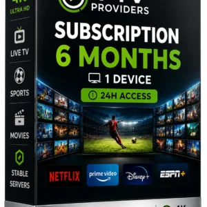 iptv subscription 6 months plan — iptvproviders.pro