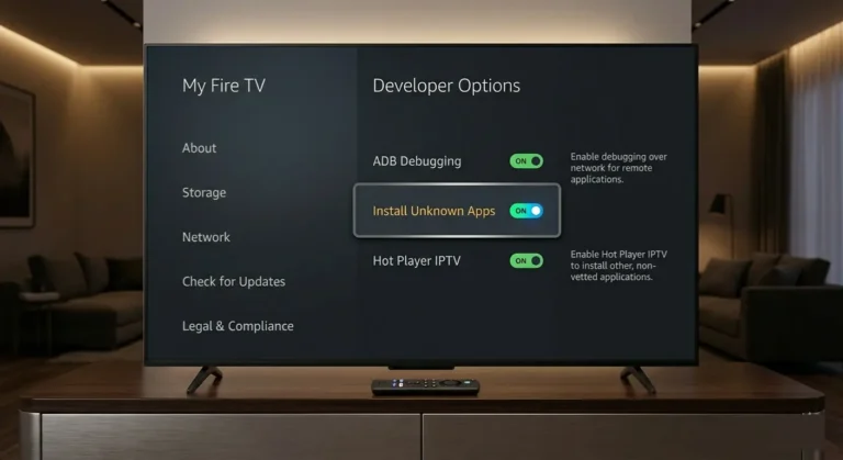 Install Hot Player App on Firestick via Downloader — IPTV 2026
