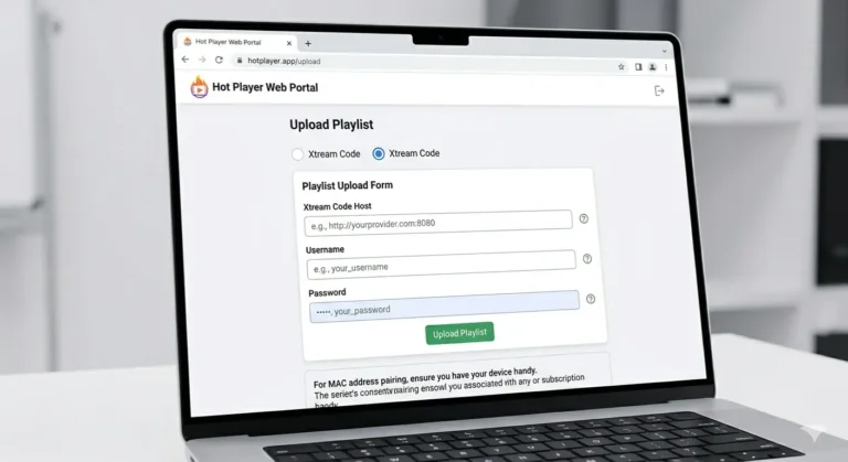 IBO Player Pro manage playlists portal — add M3U URL or Xtream Codes API for IPTV