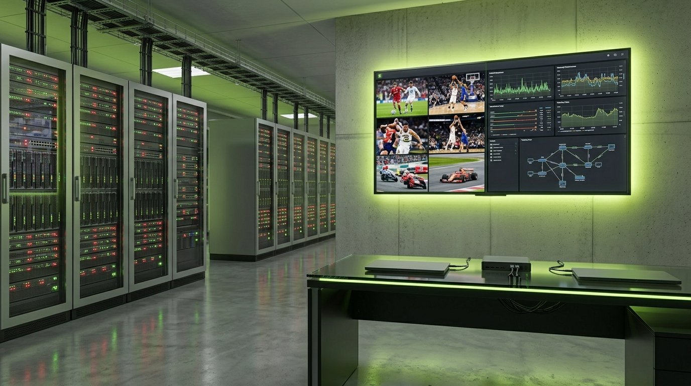 IPTV service provider servers streaming live sports