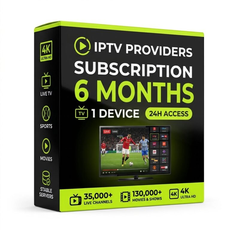 IPTV 6 Month Plan (1 Device)