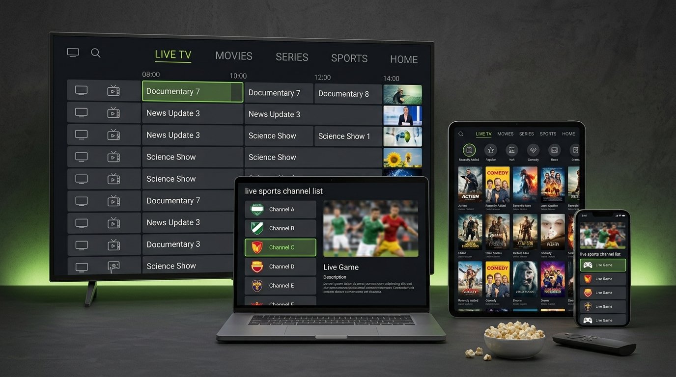 Best IPTV player apps on smart TV, laptop, tablet and phone