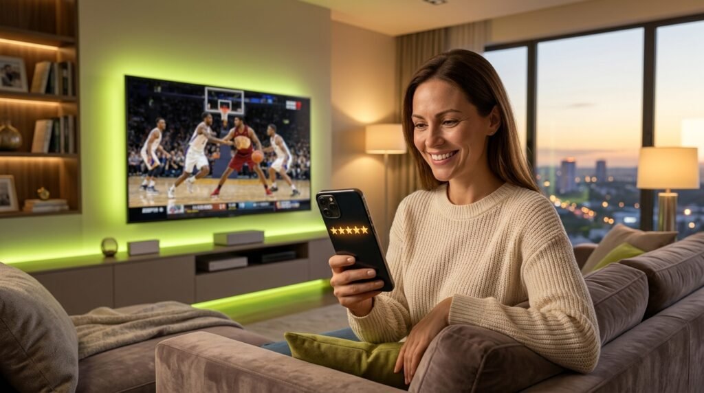 Top rated IPTV service with five-star customer rating